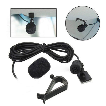ZJ015MR Mono 3.5mm Angle Head Plug Car Navigation DVD External Paste Microphone, Length: 3m, Mono 3.5mm Angle Head
