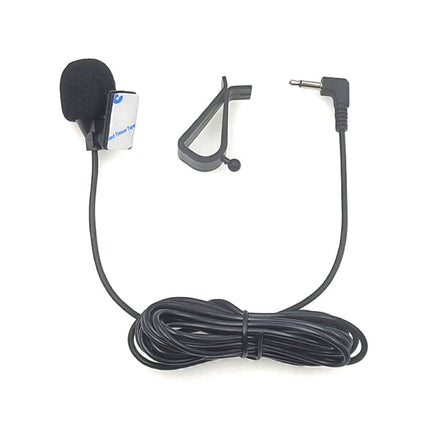 ZJ015MR Mono 3.5mm Angle Head Plug Car Navigation DVD External Paste Microphone, Length: 3m, Mono 3.5mm Angle Head