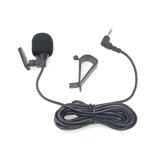 ZJ015MR Stereo 2.5mm Angle Head Plug Car Navigation DVD External Paste Microphone, Length: 3m, Stereo 2.5mm Angle Head