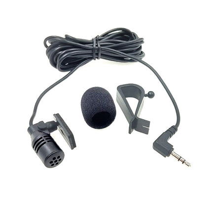 ZJ015MR Stereo 2.5mm Angle Head Plug Car Navigation DVD External Paste Microphone, Length: 3m, Stereo 2.5mm Angle Head