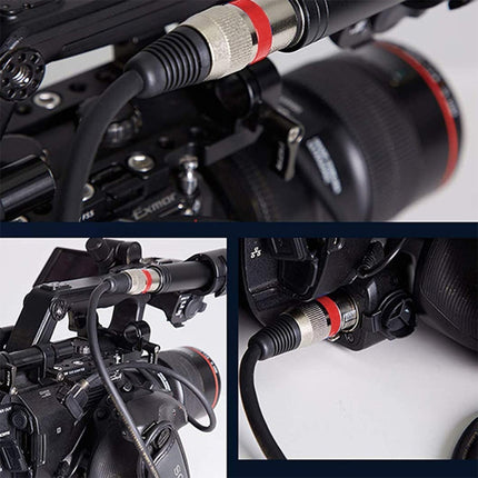 1m 3-Pin XLR Male to XLR Female MIC Shielded Cable Microphone Audio Cord, Length: 1m (Red)