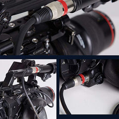 1m 3-Pin XLR Male to XLR Female MIC Shielded Cable Microphone Audio Cord, Length: 1m (Red)