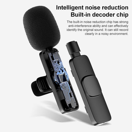 Type-C / USB-C Interface Mini Wireless Lavalier Microphone, Type-C