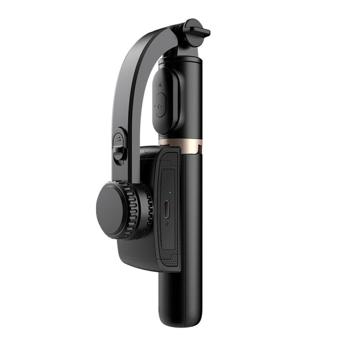 Q08 Gimbal Stabilizer Bluetooth Remote Control Tripod Selfie Stick, Q08 (Black)