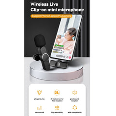 Type-C / USB-C Interface Live Broadcast Wireless Lavalier Microphone, Type-C