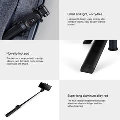 Original Xiaomi Mijia XMZPGO5YM Zoom Foldable Extendable Monopod Bluetooth Tripod Selfie Stick