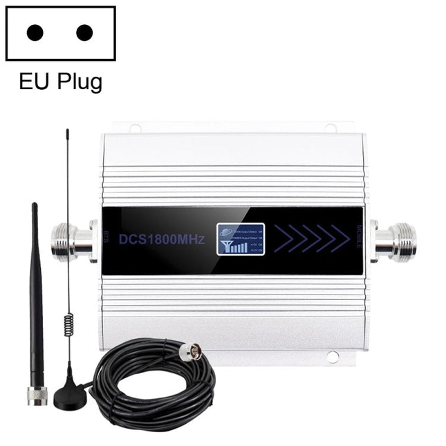 DCS-LTE 4G Phone Signal Repeater Booster, US Plug(Silver), MCP2368JAU, MCP2368JEU, MCP2368SAU, MCP2368SEU, MCP2368SUK, MCP2368SUS, MCP2368JUK, MCP2368JUS