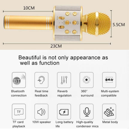 for Notebook, PC, Speaker, Headphone, iPad, iPhone, Galaxy, Huawei, Xiaomi, LG, HTC and Other Smart Phones, WS-858 (Pink), WS-858 (Gold), WS-858 (Blue), WS-858 (Rose Gold), WS-858 (Silver), WS-858 (Black)