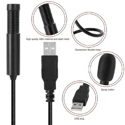 Yanmai SF-558 Mini Professional USB Studio Stereo Condenser Recording Microphone, Cable Length: 15cm