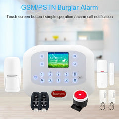 DY-GSM50A 8 in 1 Kit  315MHz / 433MHz Wireless GSM/PSTN Intelligent Anti-Burglar Alarm System, Touch Panel LCD Screen, DY-GSM50A