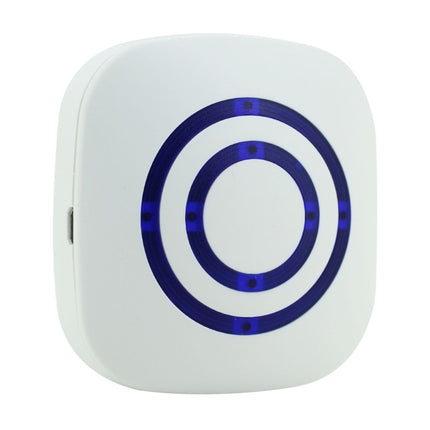 FY-0256 2 in 1 PIR Infrared Sensors (Transmitter + Receiver) Wireless Doorbell Alarm Detector for Home / Office / Shop / Factory, EU Plug