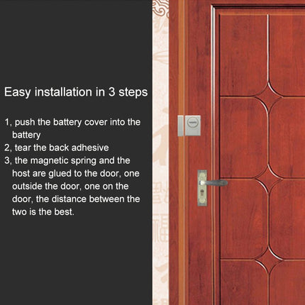 DOBERMAN SE-0119 Household Anti-theft Wireless Remote Control Door Magnetic Sensor Alarm