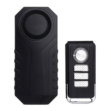 KS-SF22R IP55 Waterproof Wireless 113dB Vibration Burglar Sensor Alarm with Remote Control for Vehicle / Bicycle / Electric Bicycle, KS-SF22R