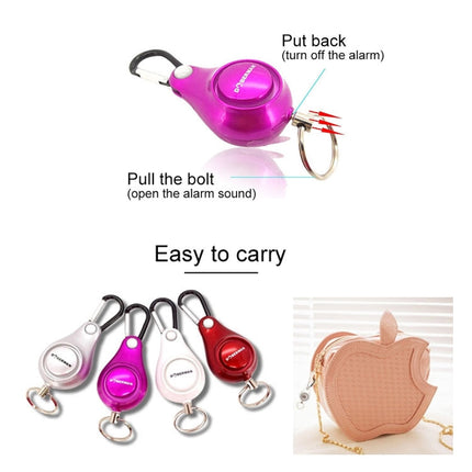 DOBERMAN Key-chain Personal Security Alarm Pull Ring Triggered Anti-attack Safety Emergency Alarm