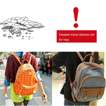 DOBERMAN Key-chain Personal Security Alarm Pull Ring Triggered Anti-attack Safety Emergency Alarm