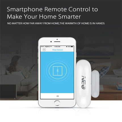NEO NAS-DS01W Wireless WiFi Realtime LED Door Sensor & Window Sensor