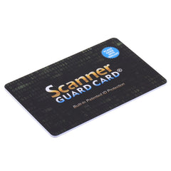 100 PCS Scanner Guard Card RFID Blocking Card, Built-in Patented ID Protection