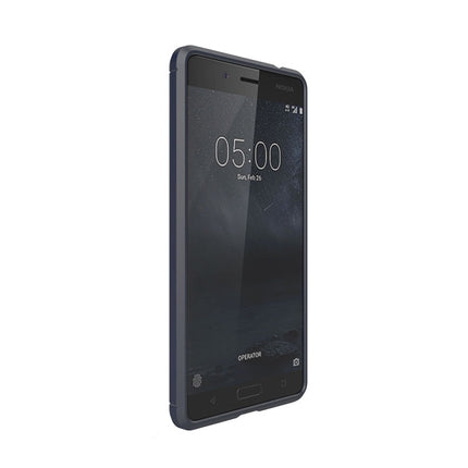 For Nokia 5 Brushed Carbon Fiber Texture Shockproof TPU Protective Cover Case, Nokia 5