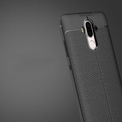 For Huawei  Mate 9 Litchi Texture Full Coverage TPU Protective Back Cover Case , For Mate 9