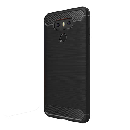 For LG G6 Brushed Carbon Fiber Texture Shockproof TPU Protective Cover Case, For LG G6, For G6