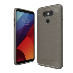 For LG G6 Brushed Carbon Fiber Texture Shockproof TPU Protective Cover Case, For LG G6, LG G6, For G6