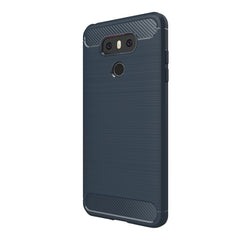 For LG G6 Brushed Carbon Fiber Texture Shockproof TPU Protective Cover Case, For G6, For LG G6