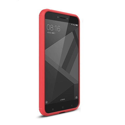 For Xiaomi  Redmi 4X  Brushed Carbon Fiber Texture Shockproof TPU Protective Cover Case , For Redmi 4X