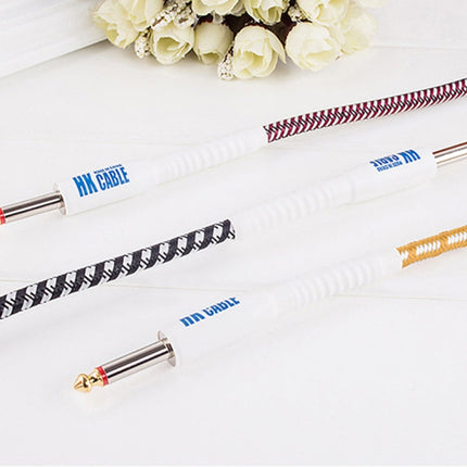 Wooden Guitar Bass Connection Cable Noise Reduction Audio Cable, Cable Length: 10m, Random Color Delivery