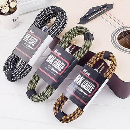 Wooden Guitar Bass Connection Cable Noise Reduction Audio Cable, Cable Length: 10m, Random Color Delivery