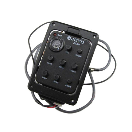 JOYO JE-307 Guitar Pickup 5-Band Equalizer Folk Guitar EQ Acoustic guitarra Pickup Preamp Electric Digital Tuner, JE-307
