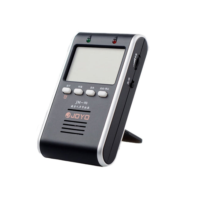 JOYO JM-90 Mini Portable Rechargeable Clip-on LED Indicator Electronic Digital Metronome Tone Generator Tuner for Guitar Violin Ukulele, JM-90 (Black), JM-90 (White)