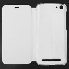 Horizontal Flip Leather Case with Holder for DOOGEE Y200