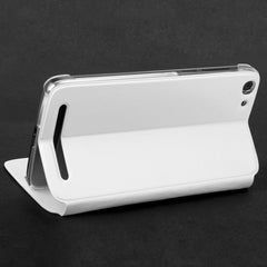 Horizontal Flip Leather Case with Holder for DOOGEE Y200