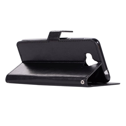 For Huawei  Y5 (2017) Crazy Horse Texture Horizontal Flip Leather Case with Holder & Card Slots & Wallet & Photo Frame