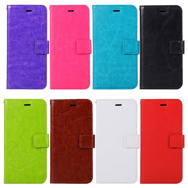 For Huawei  Y5 (2017) Crazy Horse Texture Horizontal Flip Leather Case with Holder & Card Slots & Wallet & Photo Frame , Huawei Y5 (2017)