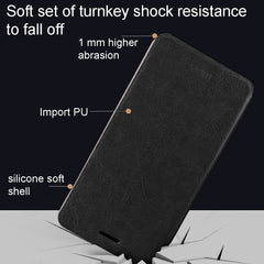 MOFI for Lenovo Lemon K10 Crazy Horse Texture Horizontal Flip Leather Case with Holder