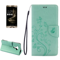 For Asus ZenFone 3 / ZE552KL Pressed Flowers Pattern Leather Case with Holder & Card Slots & Wallet, For ZenFone 3 ZE552KL