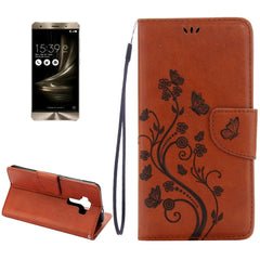 For Asus ZenFone 3 / ZE552KL Pressed Flowers Pattern Leather Case with Holder & Card Slots & Wallet, For ZenFone 3 ZE552KL