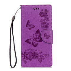 For Sony Xperia XA1 Pressed Flowers Butterfly Pattern Horizontal Flip Leather Case with Holder & Card Slots & Wallet, For Xperia XA1