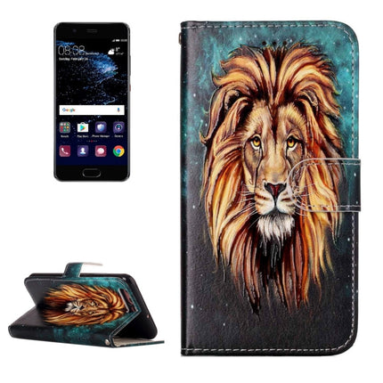 For Huawei  P10 Gloss Oil Embossed Flower Elephant Pattern Horizontal Flip Leather Case with Holder & Card Slots & Wallet & Photo Frame