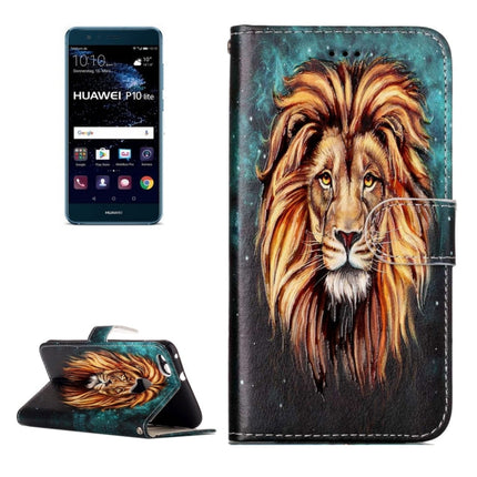For Huawei  P10 Lite Gloss Oil Embossed Panda Pattern Horizontal Flip Leather Case with Holder & Card Slots & Wallet & Photo Frame