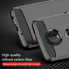 Brushed Texture Carbon Fiber TPU Case for Motorola Moto Z4 Play, For Motorola Moto Z4 Play