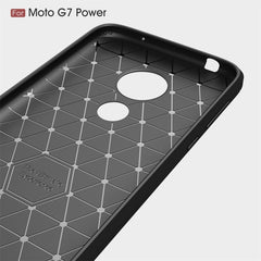 Brushed Texture Carbon Fiber TPU Case for Motorola Moto G7 Power EU Version, For Motorola Moto G7 Power