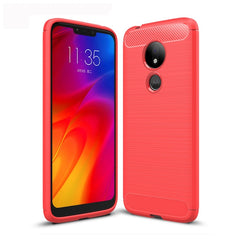 Brushed Texture Carbon Fiber TPU Case for Motorola Moto G7 Power EU Version, For Motorola Moto G7 Power