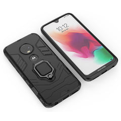 PC + TPU Shockproof Protective Case for Motorola Moto G7, with Magnetic Ring Holder, For Motorola Moto G7