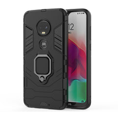 PC + TPU Shockproof Protective Case for Motorola Moto G7, with Magnetic Ring Holder, For Motorola Moto G7