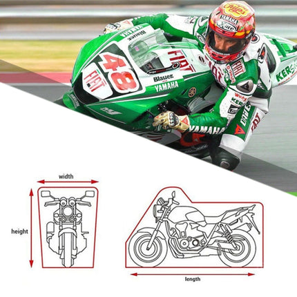 210D Oxford Cloth Motorcycle Electric Car Rainproof Dust-proof Cover, Size: XXL, Size: XXL