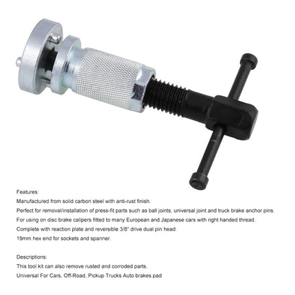 MB-CP003 Universal Brake Caliper Piston Adjustment Brake Cylinder Brake Pads Return Replacement Tool, Brake Caliper