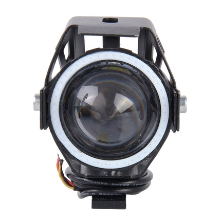 U7 10W 1000LM CREE LED Life Waterproof Headlamp Light with Angel Eyes Light for Motorcycle / SUV, DC 12V, U7 10W 1000LM Red Light, U7 10W 1000LM Blue Light