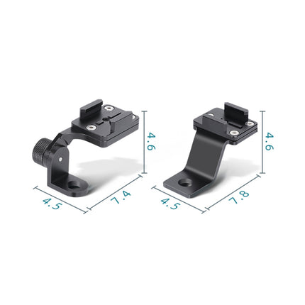 RUIGPRO Motorcycle Handlebar Alloy Phone Bracket for GoPro, Insta360, DJI and Other Action Cameras